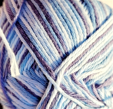 Bomuld Cotton 8 Blå farver